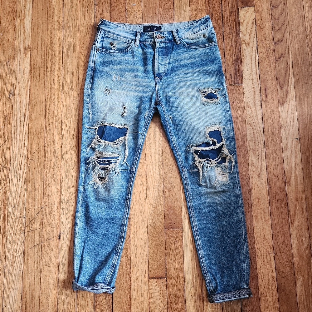 Maison Scotch thrashed denim